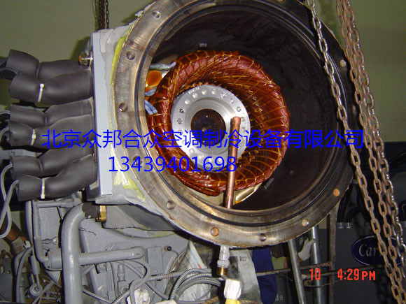 19XR离心机组电机维修